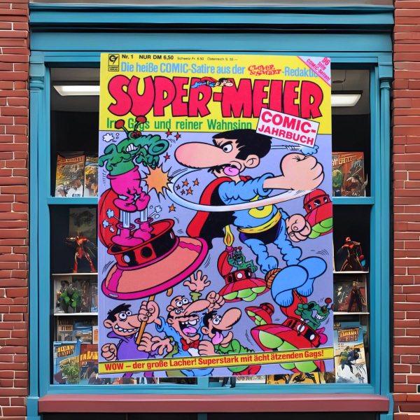 Super-Meier Comic-Jahrbuch Nr. 1 (Condor 1985) – Irre Gags & Wahnsinn | Hoppla Stuff